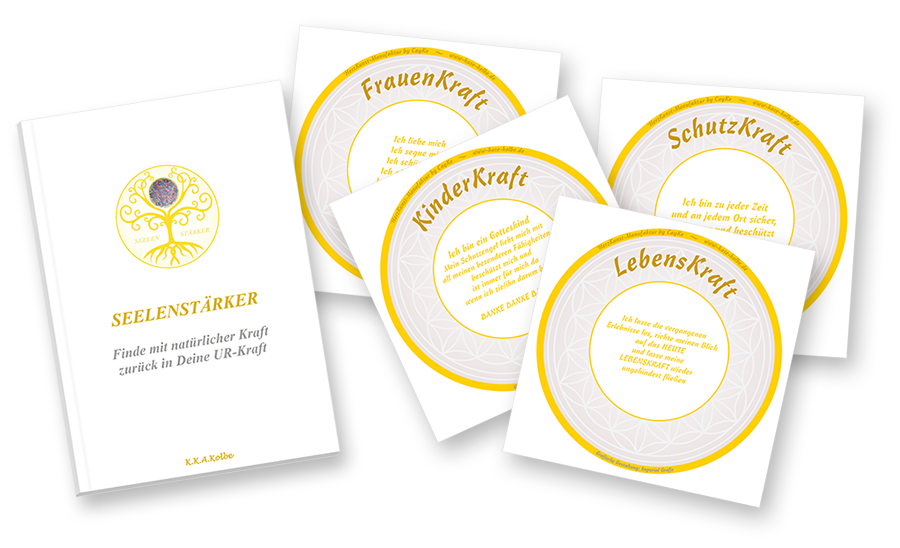 SEELENSTÄRKER Booklet mit Affirmationskarten-Set